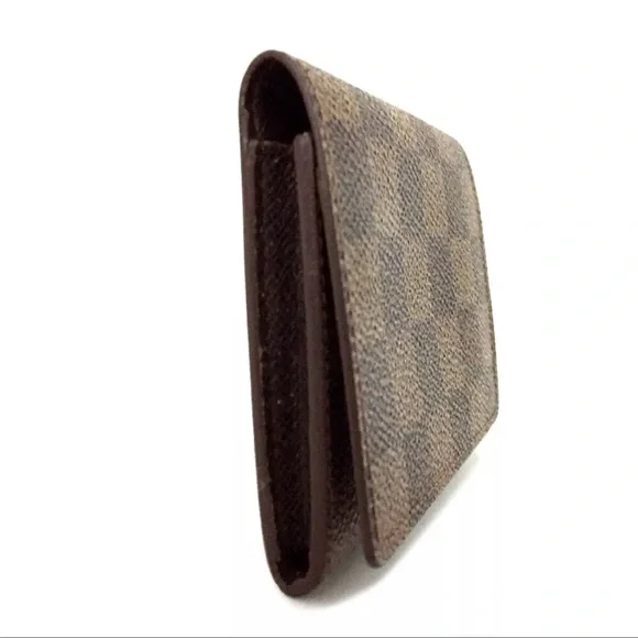 AUTH LOUIS VUITTON Damier Anvelpe Cult de Visit Card Case Holder
